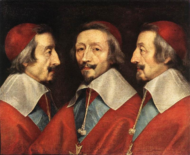 CERUTI, Giacomo Triple Portrait of Richelieu kjj